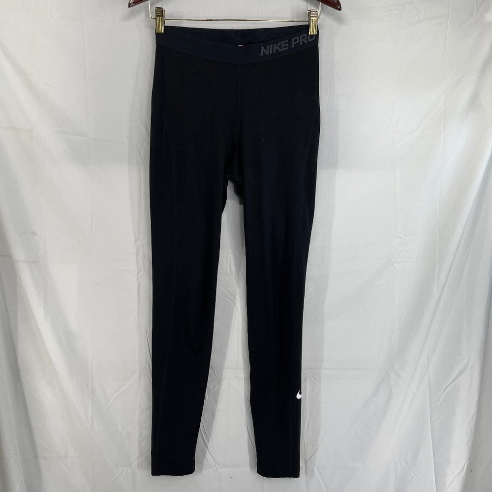 NIKE Women’s 3.0 Pro Hyperwarm Tights Black 620446-010 Size Medium